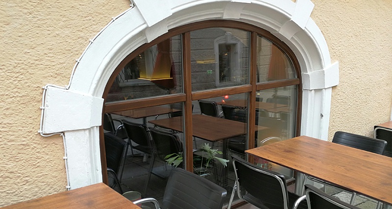 鋁包木門窗實(shí)拍