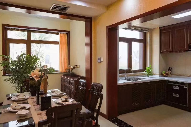 鋁包木門窗實拍